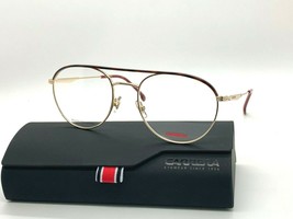 NEW Carrera  Optical 210 AU2 GOLD/RED 54-19-150MM  Eyeglasses  Case+cloth - $48.47
