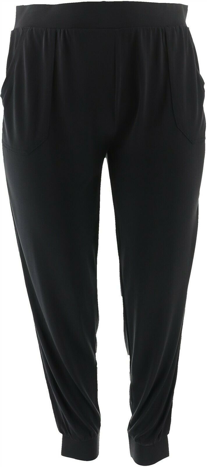 G Giuliana Luxe Knit Ankle Pant BLACK S Petite NEW 658-852