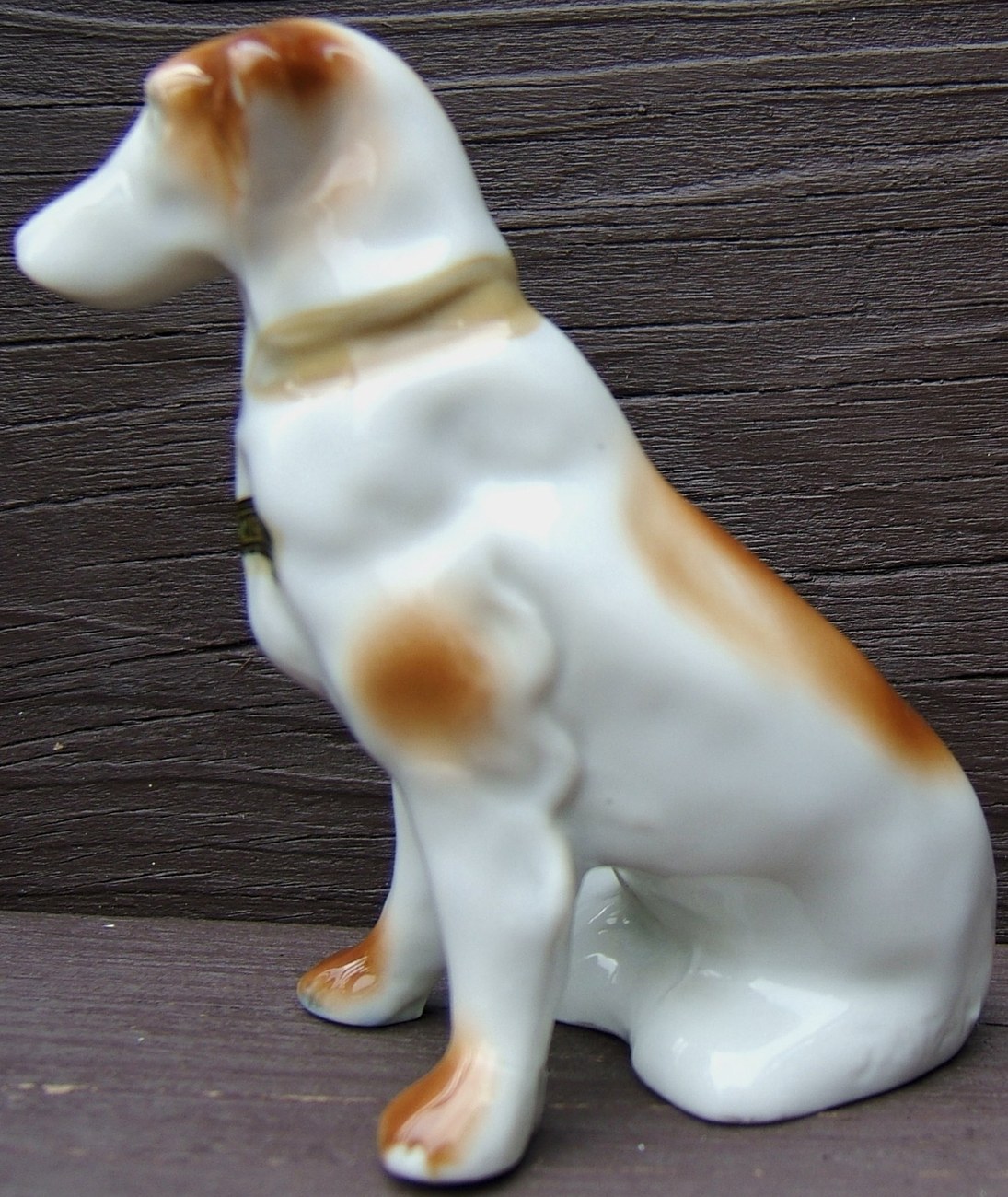 greyhound porcelain figurine