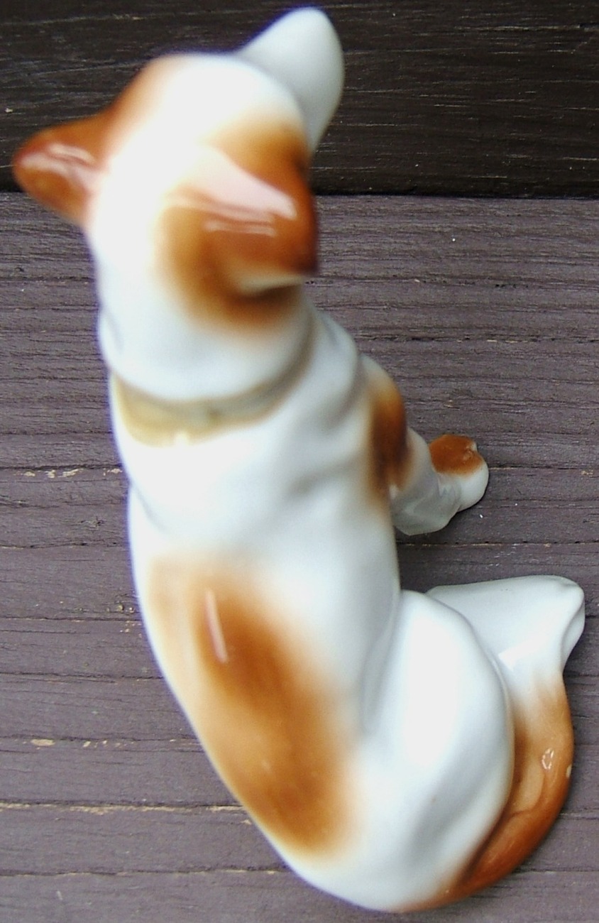 greyhound porcelain figurine