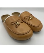 Tory Burch Leather Charm Mule in Brandy Size 6.5 New with box - $197.01