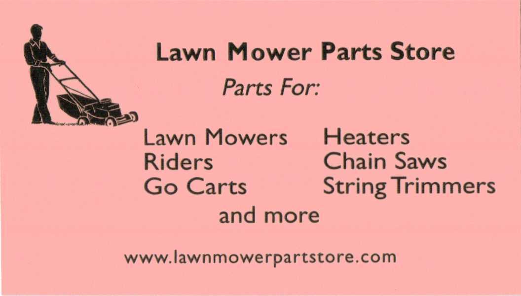 Lawn mower parts outlet coupons