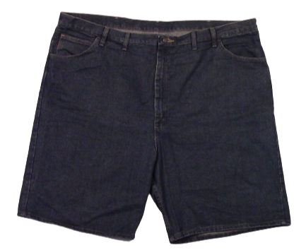 Wrangler Men's Jean Shorts Relaxed Fit Traditional Blue Denim Size 48 Cotton