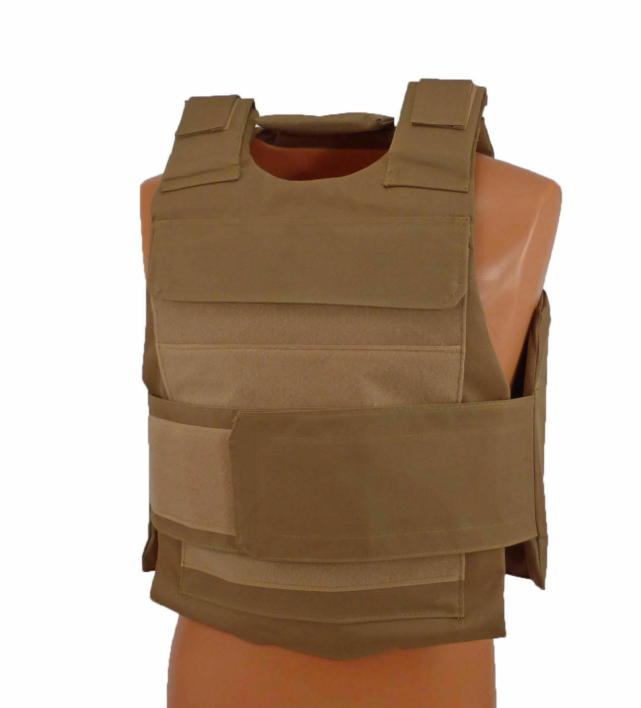 Tactical Scorpion Level III AR500 Steel Body Armor Vest Coyote Full