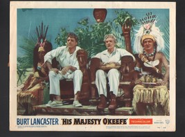 His Majesty O&#39;Keefe Lobby Card-1954-Burt Lancaster - $34.05
