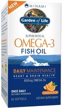 Garden of Life EPA/DHA Omega 3 Fish Oil - Minami Natural Brain Function, Heart - $107.04