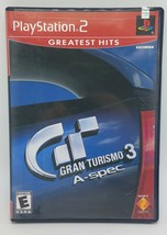 Gran Turismo 3: a-spec Greatest Hits Playstation 2 ps2 Game Complete Wit... - $3.50