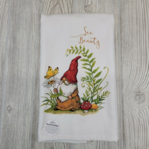 Kay Dee Garden Gnome Mushroom See Beauty Dual Purpose Kitchen Towel - $9.99