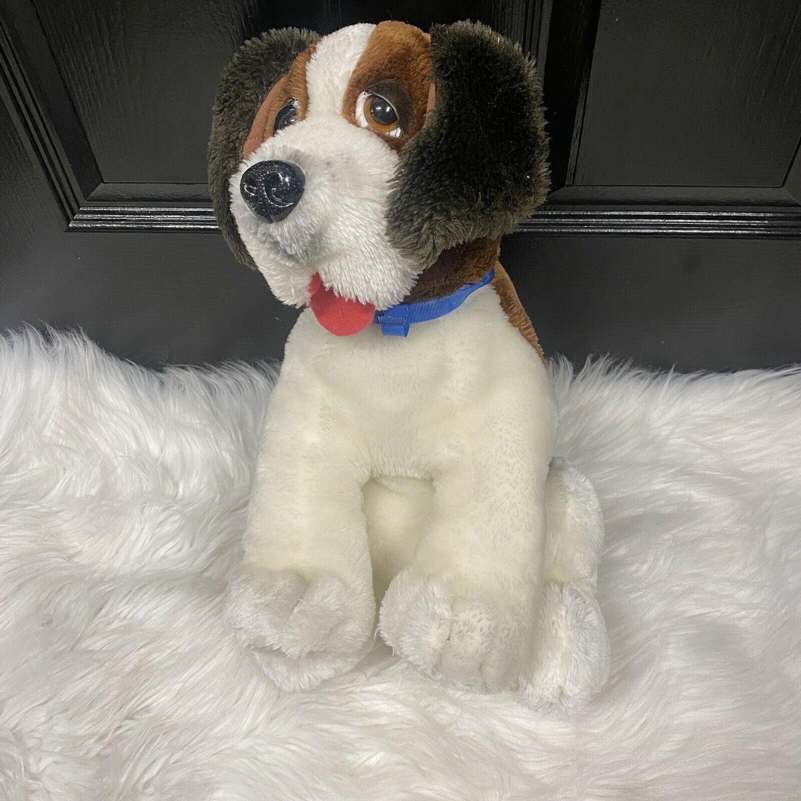 Dakin Vintage 1993 Beethoven 13” Plush Dog Puppy Saint Bernard - Vintage