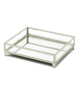 Accent Plus Silver Jewelry Tray with Mirrored Base - $54.14