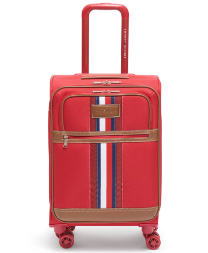 Tommy Hilfiger Red Logan 21 Softside Carry-on Spinner