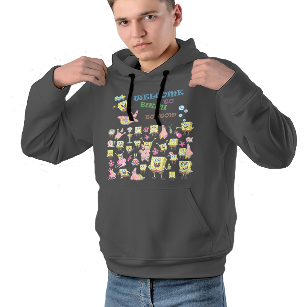 Black spongebob hoodie Clearance