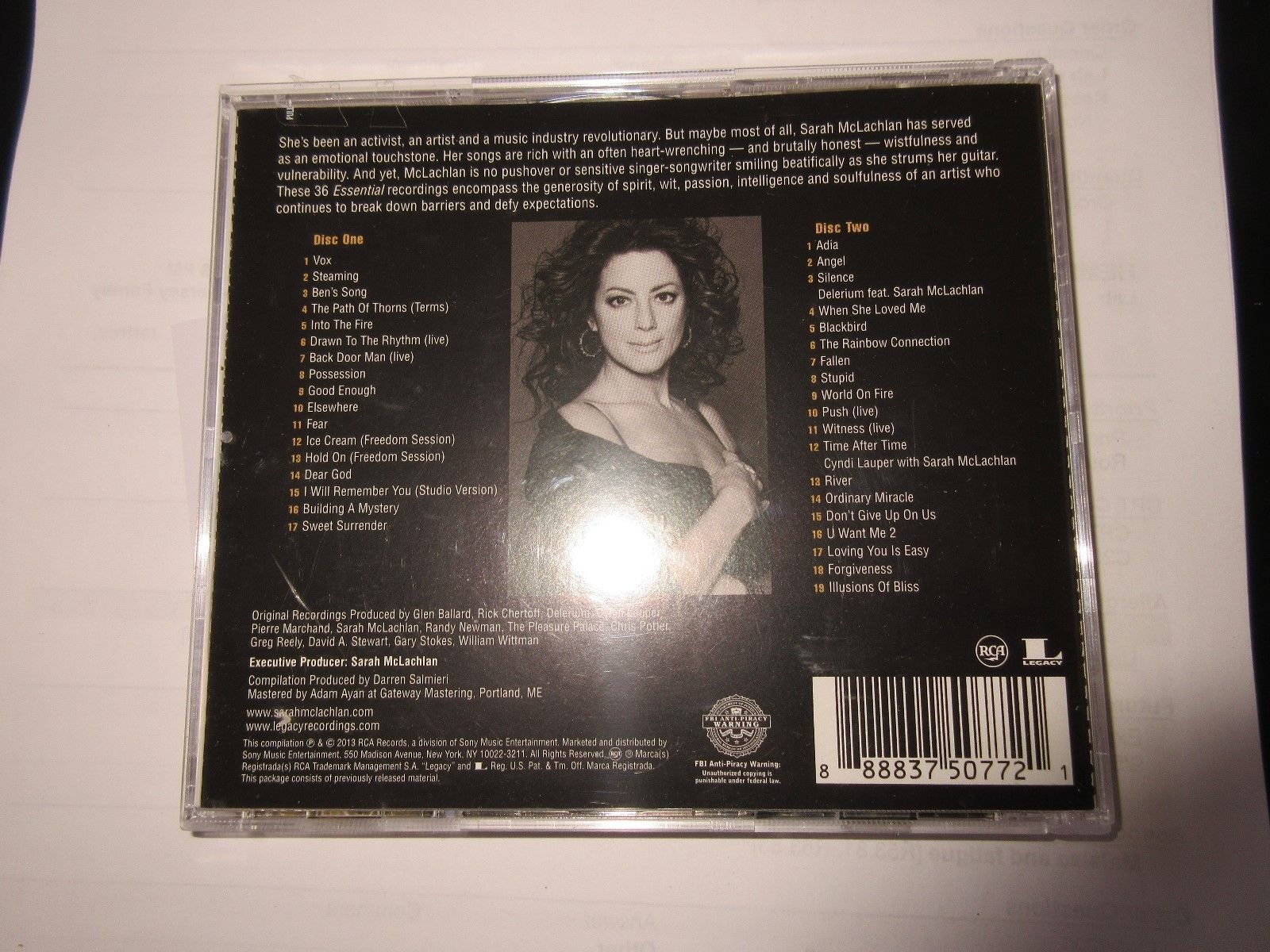 Sarah Mclachlan The Essential Cd And 50 Similar Items