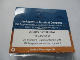 Jacksonville Terminal Company # 205015 Cat Rental Texas First 20' Container (N) image 4