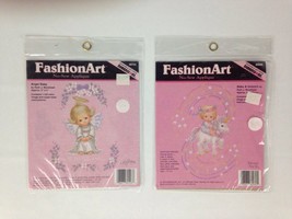 Dimensions FashionArt No Sew Applique Angel Baby 80103 Baby & Unicorn 80089 New - $6.97