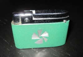Vintage BENTLEY Green Art Deco Gas Butane Pocket Lighter Made in Austria - $13.99