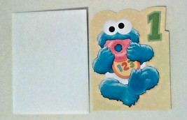 American Greetings Sesame Street Cookie Monster Birthday Card For A 1 Year Old - $2.94