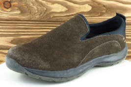 Lands&#39; End Shoes Sz 10 D Brown Loafers Leather Men 93796 - $21.99