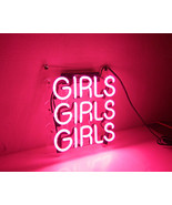 New &#39;Girls Girls Girls&#39; Club Bar Pub Art Neon Sign 9&quot;x9&quot; - $69.00