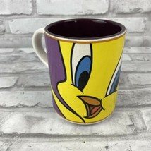Tweety Bird Ceramic Coffee Mug Vintage 1998 Looney Tunes Cartoon Gibson ... - $14.49