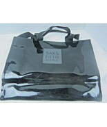 Saks Fifth Avenue Purse Tote Handbag Black Patent Leather ~ shopping - $22.43