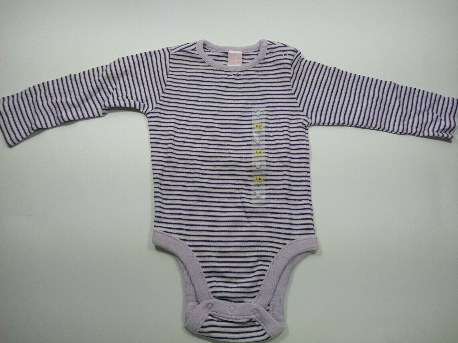 Baby Girl Bodysuit Long Sleeve 6-12 Months Striped Floral Old Navy Lot of 4 - $38.50