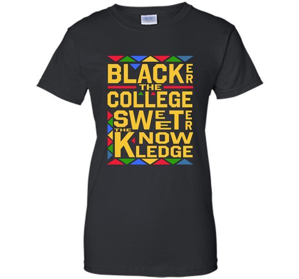 blacker the college sweeter the knowledge sweatshirt