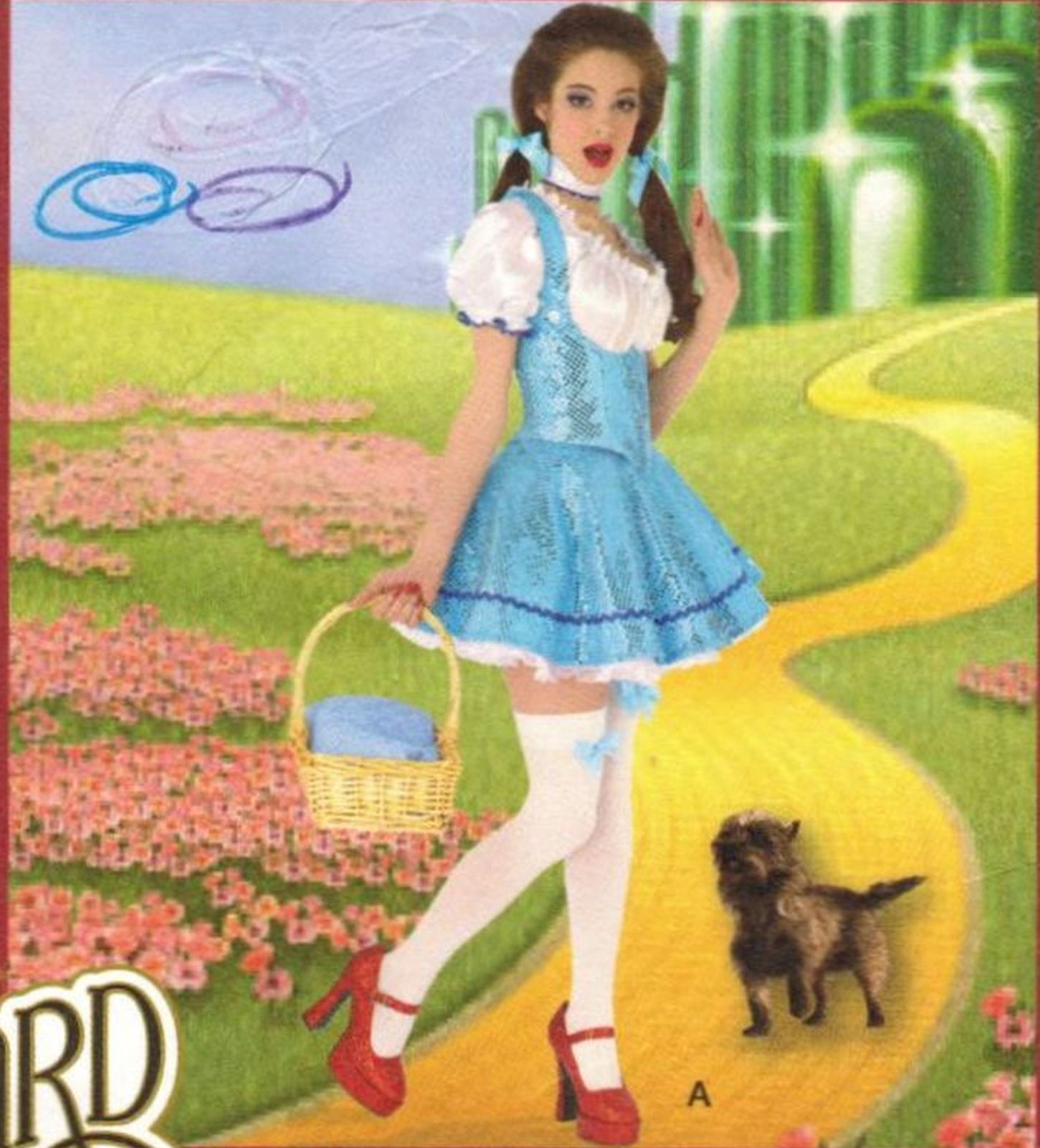 Misses Wizard Of Oz Dorothy Glinda Wicked Witch Halloween Costume