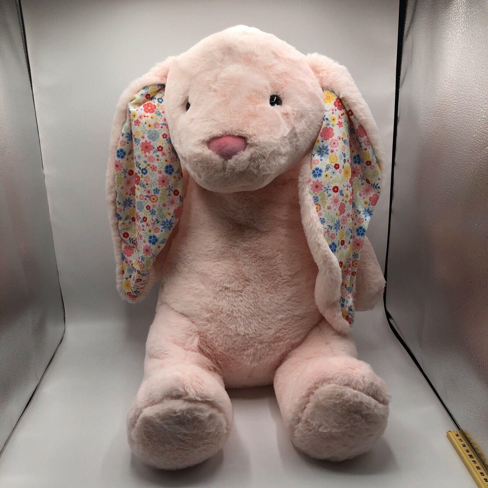 giant pink stuffed bunny