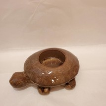 Vintage Handmade Turtle Tealight Candle Holder or Air Plant Holder, Ceramic Pot image 5