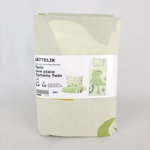 Ikea JÄTTELIK Duvet Cover & 1 Pillowcase Green Dinosaur TRex Jattelik 204.641.12 - $36.07
