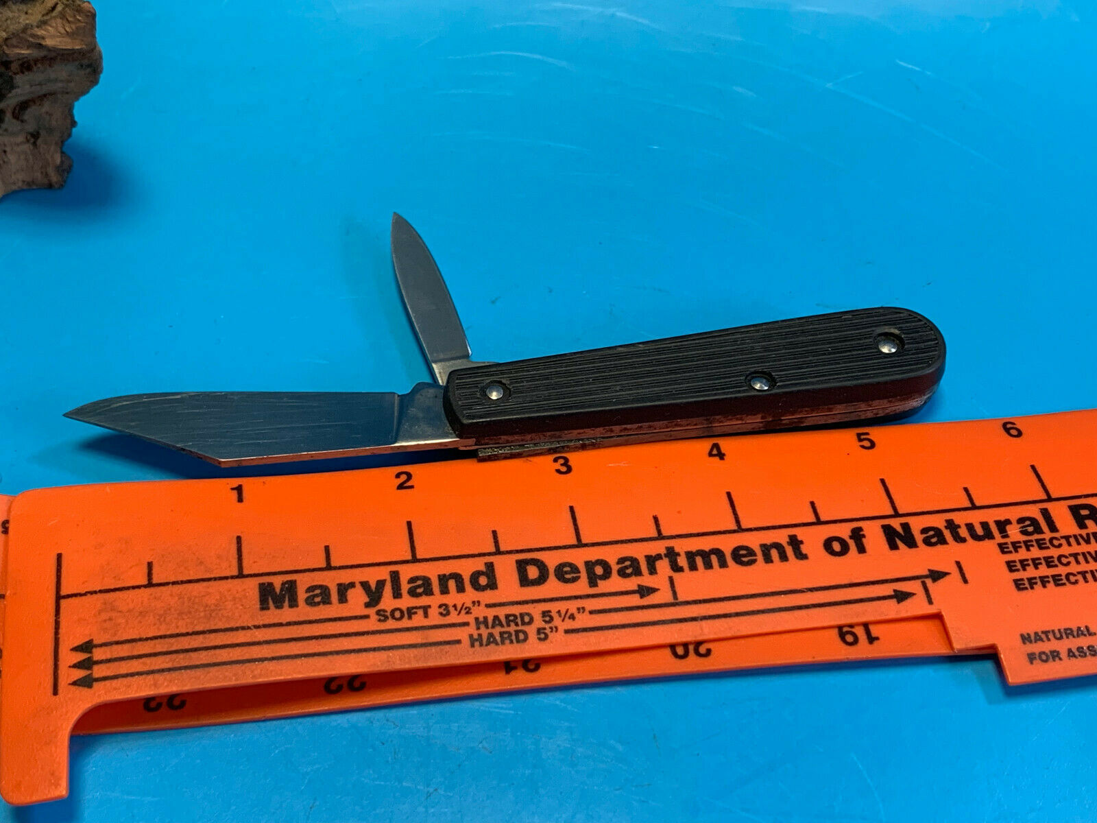 Old Vtg Collectible Imperial Ireland Stainless NRA 2 Blade Folding