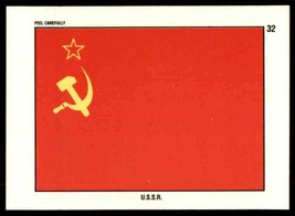 1991 Desert Storm Topps Flag Stickers U.S.S.R. # 32 - $1.73