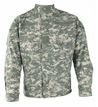 US Army ACU Defender M Combat Coat Jacket Green Digital Mens Med-X-Long TenCate - $23.74