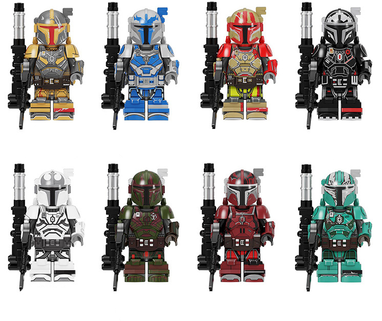 Star Wars Heavy Infantry Mandalorian 8 Collectible Minifigures Set