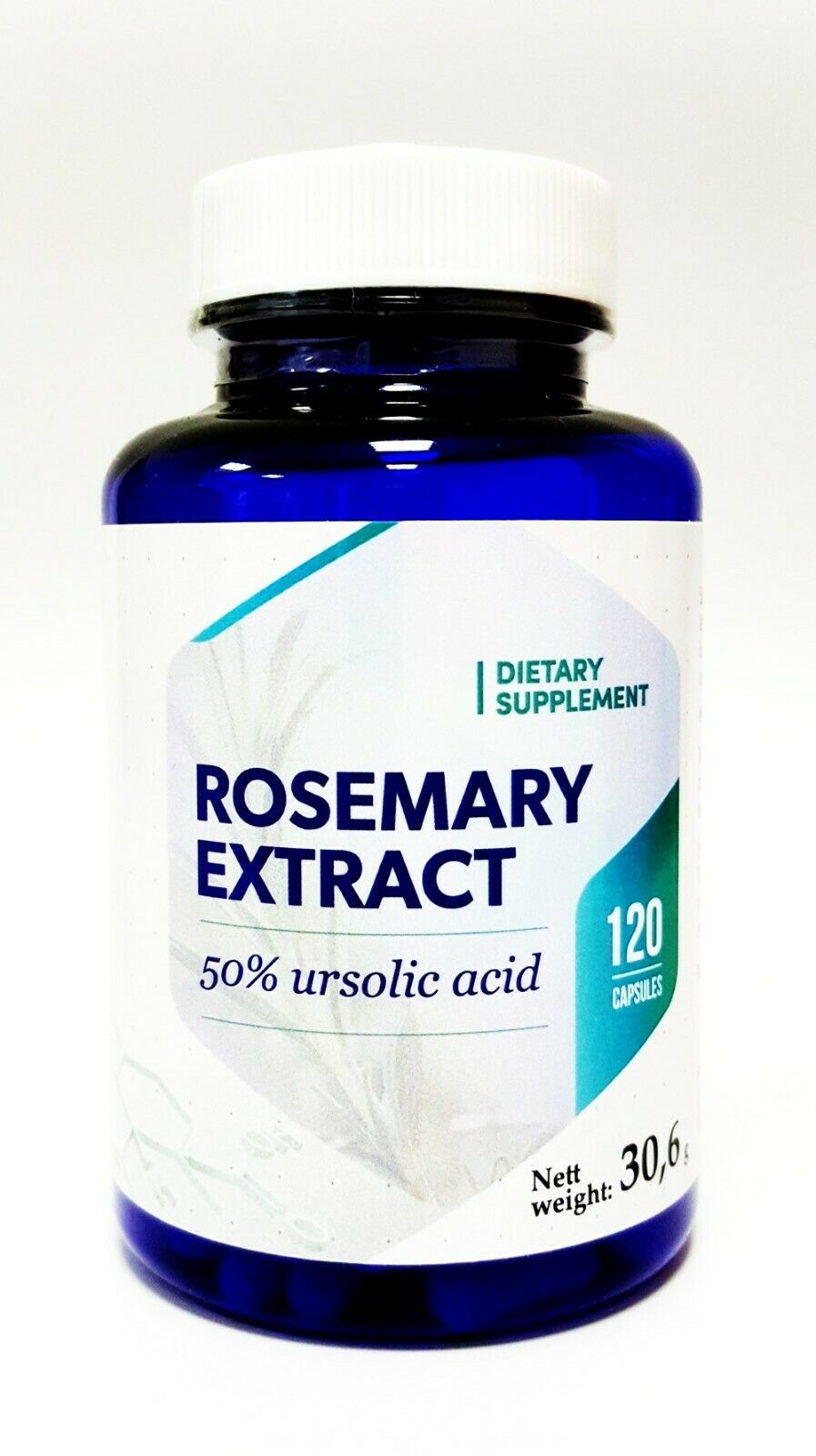 Rosemary Extract 120 Capsules 50 Ursoic Acid Better Digestion Liver
