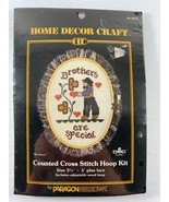 Paragon Needlecraft Brothers Are Special Cross Stitch Hoop Kit 3.5 x 5 in - $9.89