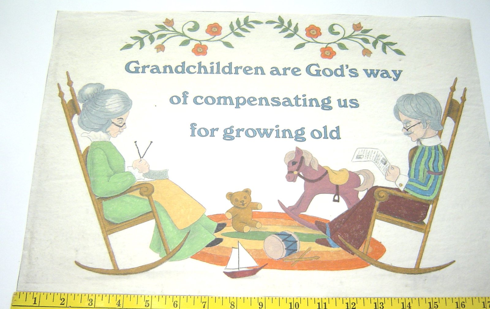 Vintage Liquid Embroidery Painted and 49 similar items