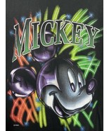 Vintage Disney Mickey Mouse T-Shirt Singolo Stitch USA Velva Sheen Taglia L - $44.86