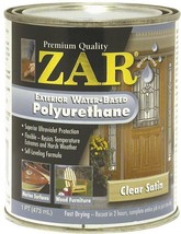 2x ZAR United Gilsonite Lab 32611 Water Based Exterior Polyurethane, 1 pt Can