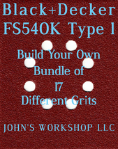 Build Your Own Bundle of Black+Decker FS540K Type 1 1/4 Sheet No-Slip Sandpaper - $0.99