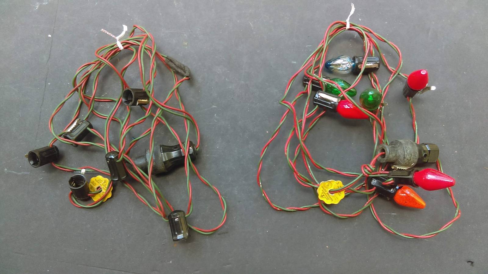 Vintage Paramount Decorative Lighting Outfit Christmas Lights C7 Wire