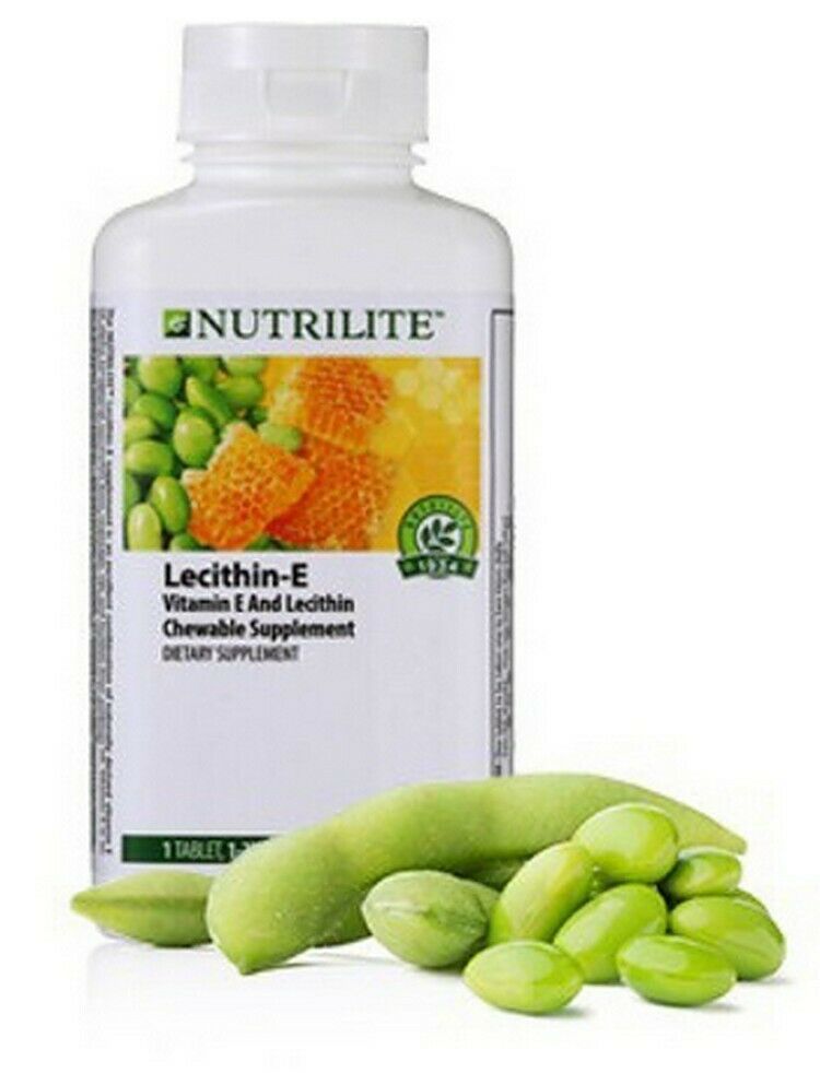 NUTRILITE AMWAY LECITHINE VITAMIN E CHEWABLE DIET NATURAL 150/270
