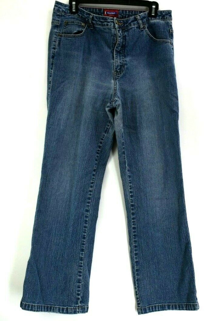 Lot of 2 Westport Denim Women 14 Classic Fit Regular Jeans Stretch ...
