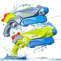 Water Guns For Kids, 2 Pack Squirtsuper Water Soaker Blaster 600Cc Cap - $33.99