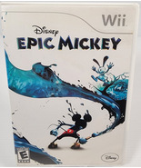 Disney Epic Mickey Nintendo Wii 2010 Action Adventure E Everyone Disc Ve... - $11.95