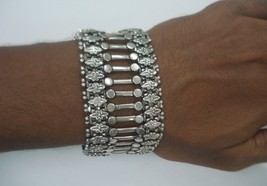 Traditional design sterling silver bracelet cuff handmade jewellery - $310.86