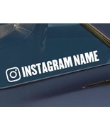 Insta @Your name-  Vinyl Decal - $4.50