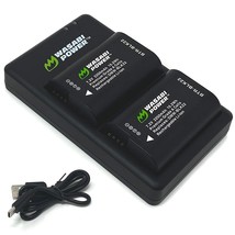 Wasabi Power Battery (2-Pack) And Usb-C Dual Battery Charger For A Panasonic Dmw - $75.99