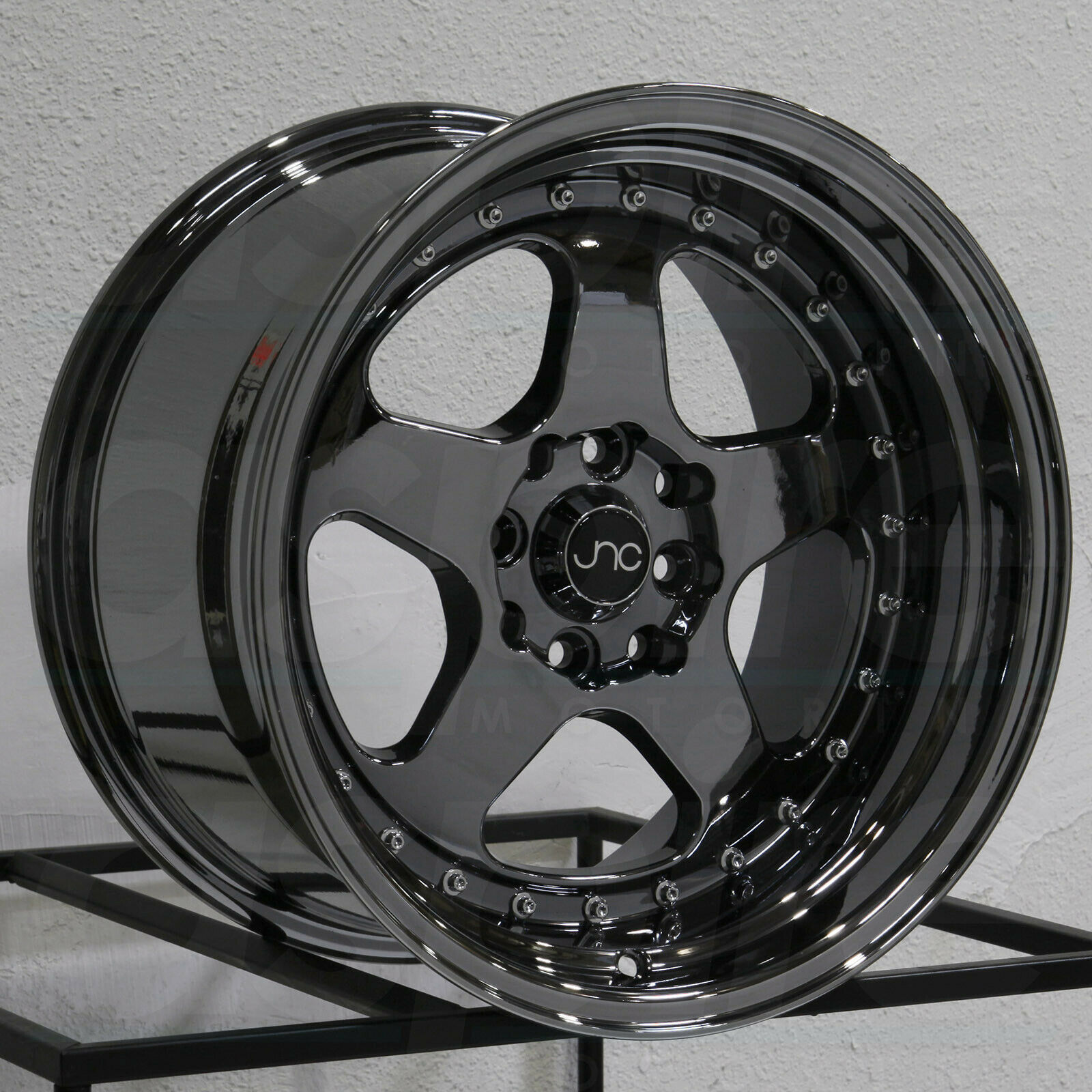 one-16x9-jnc-010-4x100-4x114-3-15-black-chrome-wheel-new-wheels